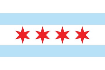 Picture of Chicago, IL Flag- 2x3