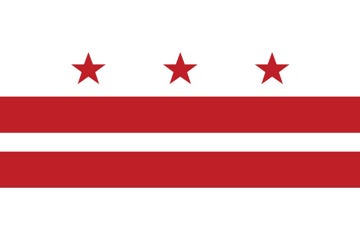 Picture of Washington, DC Flag- 2x3