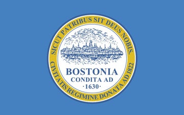 Picture of Boston, MA Flag- 5x8