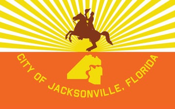 Picture of Jacksonville, FL Flag- 5x8