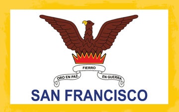 Picture of San Francisco, CA Flag- 5x8