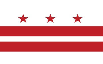 Picture of Washington, DC Flag- 5x8