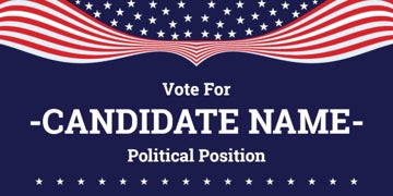 Picture of Large Political Sign 1