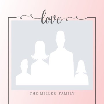 Picture of Acrylic Print Family 2 - 8x8