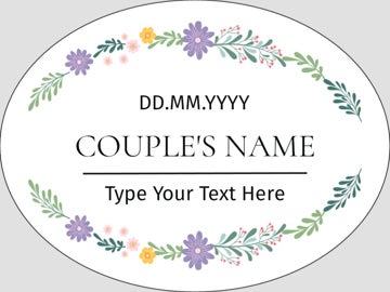 Picture of Event Stickers 8 - Oval 3" x 4"