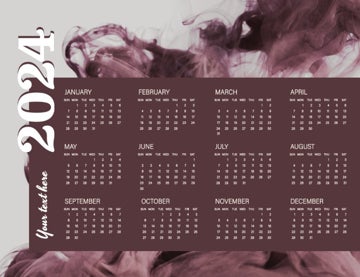 Picture of Magnetic Calendar 5 - Horizontal