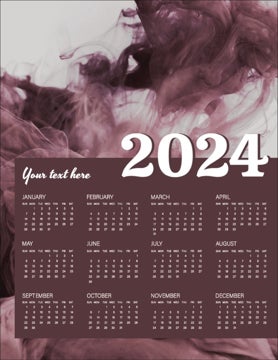 Picture of Magnetic Calendar 5 - Vertical