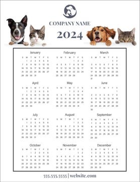 Picture of Magnetic Calendar 11 - Vertical
