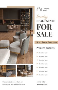Picture of Real Estate Poster 16 - 17 x 11