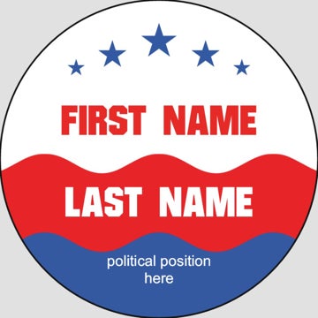 Picture of Political Stickers 1 - Sticker Sheet (1.5 x 1.5)