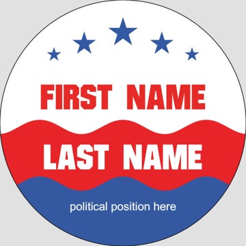 Picture of Political Stickers 1 - Sticker Sheet (3 x 3)