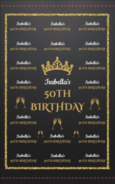 Picture of Birthday Tension Fabric Banner 1 - 8ft x 5ft