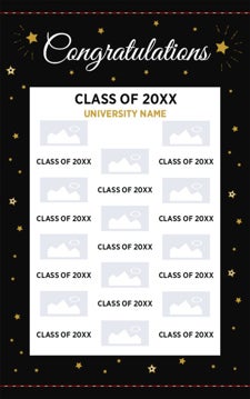 Picture of Graduation Tension Fabric Banner 3 - 8ft x 5ft