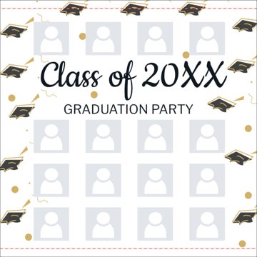 Picture of Graduation Tension Fabric Banner 2 - 8ft x 8ft