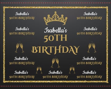 Picture of Birthday Tension Fabric Banner 1 - 8ft x 10ft