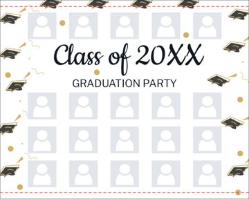 Picture of Graduation Tension Fabric Banner 2 - 8ft x 10ft