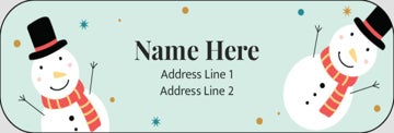 Picture of Holiday Return Address Label 2