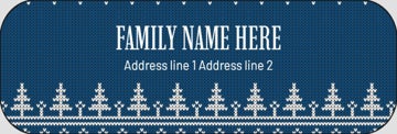 Picture of Holiday Return Address Label 7