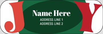 Picture of Holiday Return Address Label 12