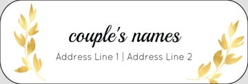 Picture of Wedding Return Address Label 1