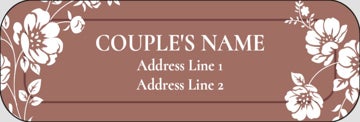 Picture of Wedding Return Address Label 2