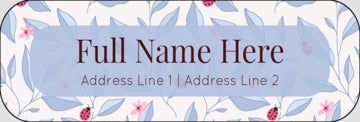 Picture of Baby Shower Return Address Label 2