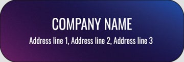 Picture of Business Return Address Label 4