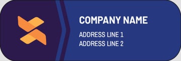 Picture of Business Return Address Label 7
