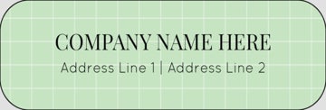 Picture of Business Return Address Label 8